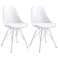 Esszimmerstuhl VALLEY Im 2er Set In Weiß