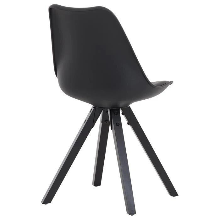 Esszimmerstuhl RETO Im 4er Set In Schwarz – Bild 4