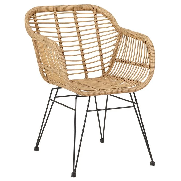 Gartenstuhl PARAMO Aus Polyrattan Mit Sitzkissen Im 2er Set – Bild 6