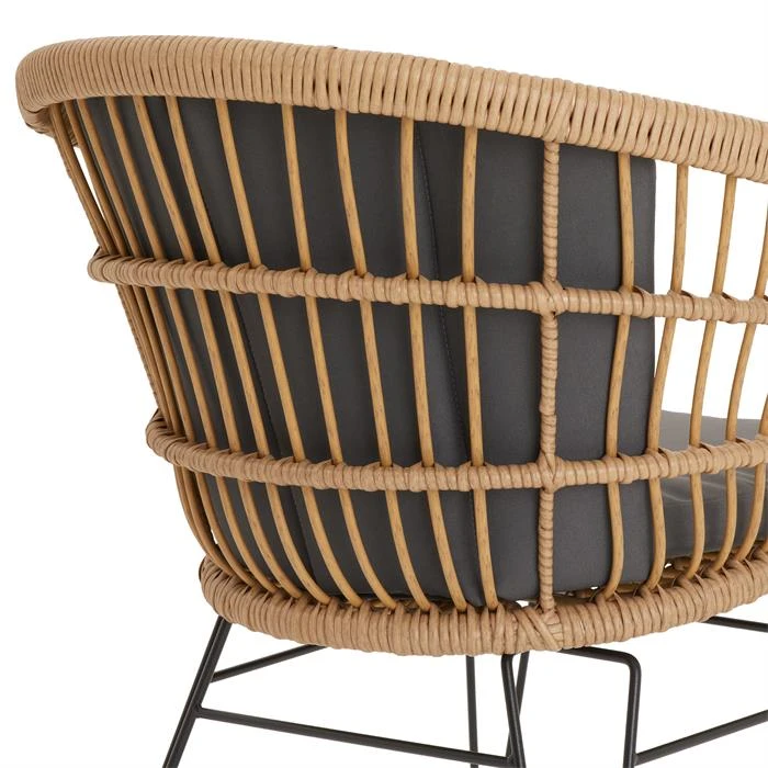 Esszimmerstuhl Gartenstuhl COSTA Im 2er Pack Mit Rattan – Bild 5