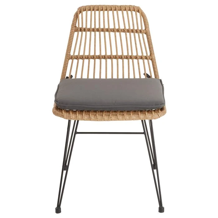 Esszimmerstuhl Gartenstuhl ENJOY Im 2er Set Mit Flechtrattan – Bild 3