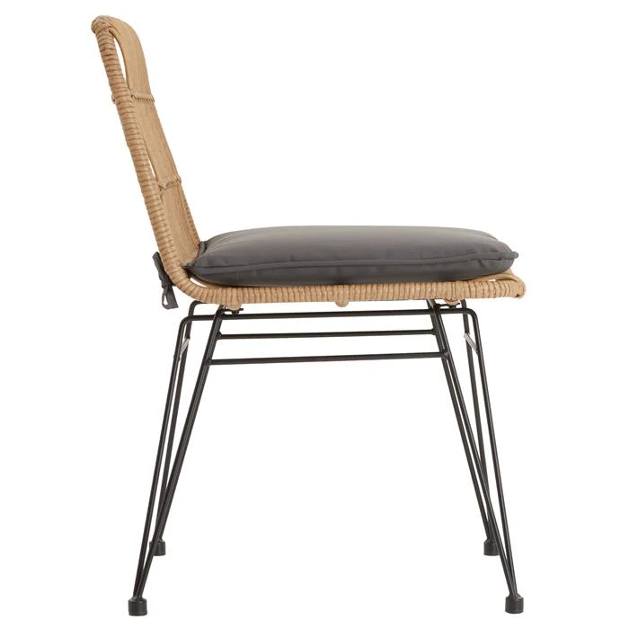 Esszimmerstuhl Gartenstuhl ENJOY Im 2er Set Mit Flechtrattan – Bild 4