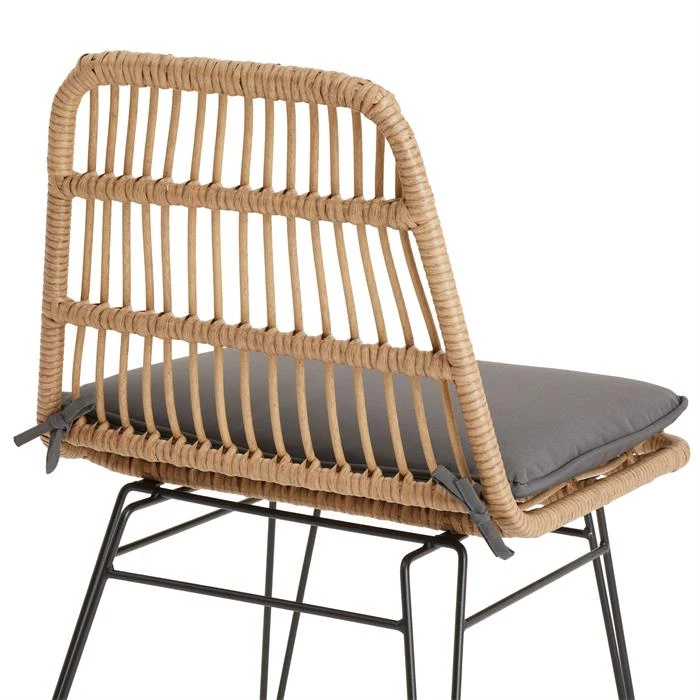 Esszimmerstuhl Gartenstuhl ENJOY Im 2er Set Mit Flechtrattan – Bild 5