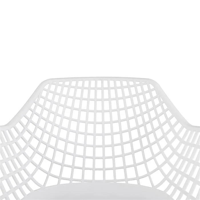 Esszimmerstuhl LUCIA Aus Kunststoff Im 4er Set In Weiß – Bild 6