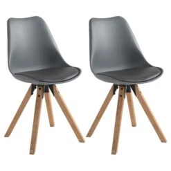 Esszimmerstuhl TYSON Im 2er Set In Grau