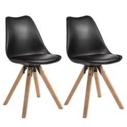 Esszimmerstuhl TYSON Im 2er Set In Schwarz