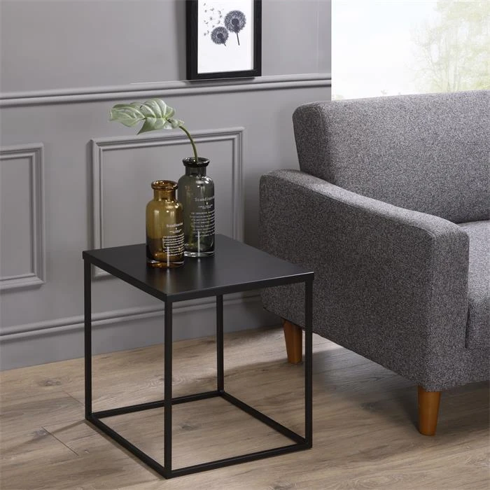 Beistelltisch HILAR 40 X 40 Cm, Schwarz – Bild 2