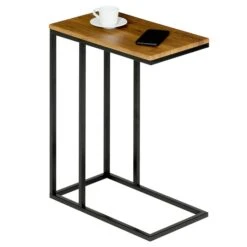 Beistelltisch DEBORA Rechteckig In Wildeiche Dunkel