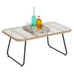 Beistelltisch BOREAL Mit Polyrattan