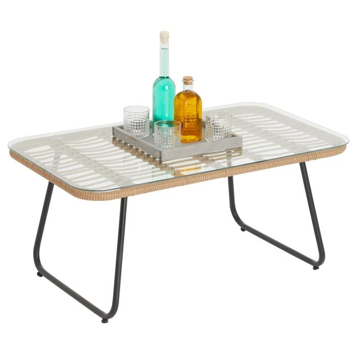 Beistelltisch BOREAL Mit Polyrattan