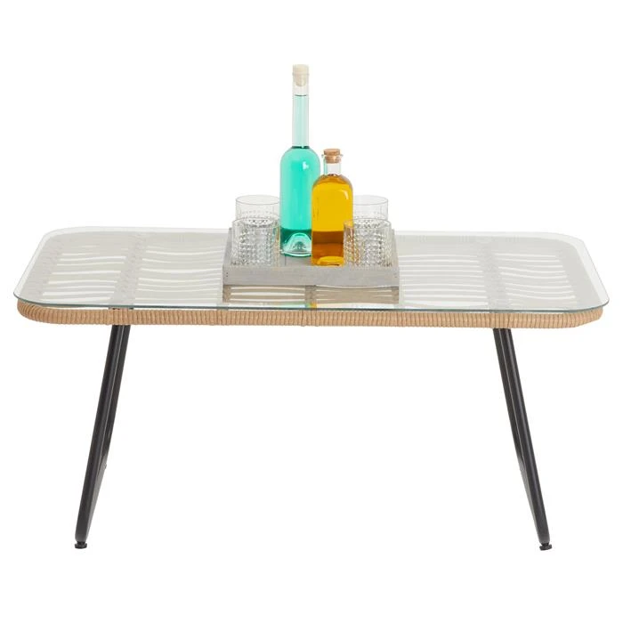 Beistelltisch BOREAL Mit Polyrattan – Bild 2