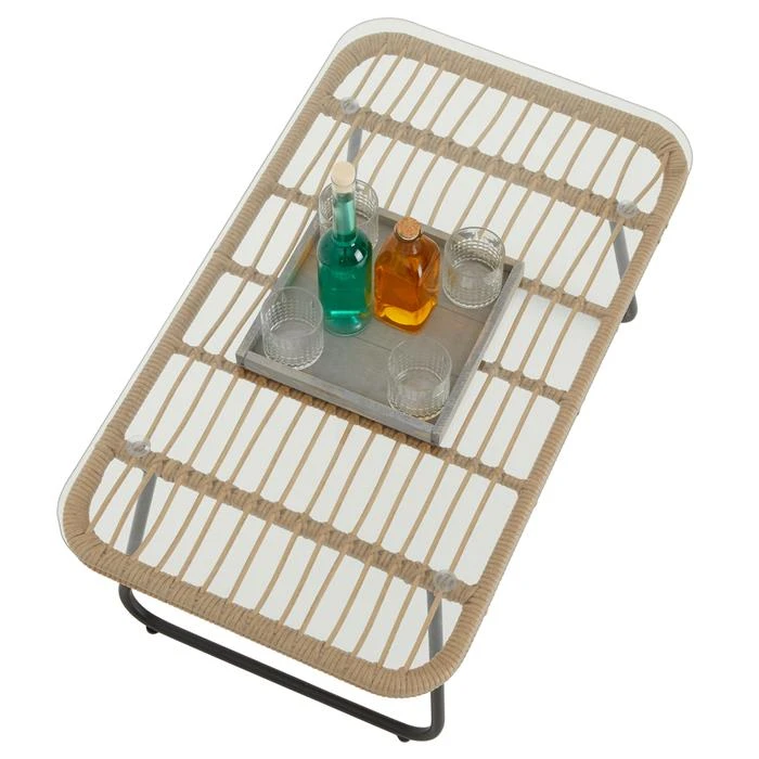 Beistelltisch BOREAL Mit Polyrattan – Bild 3