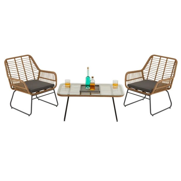 Beistelltisch BOREAL Mit Polyrattan – Bild 6