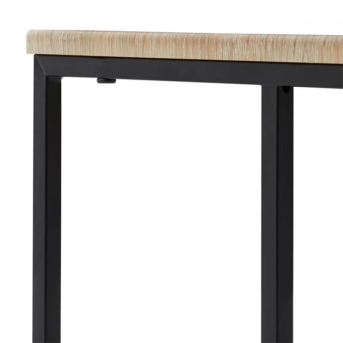 Beistelltisch VITORIO Rechteckig In Sonoma Eiche/schwarz – Bild 6