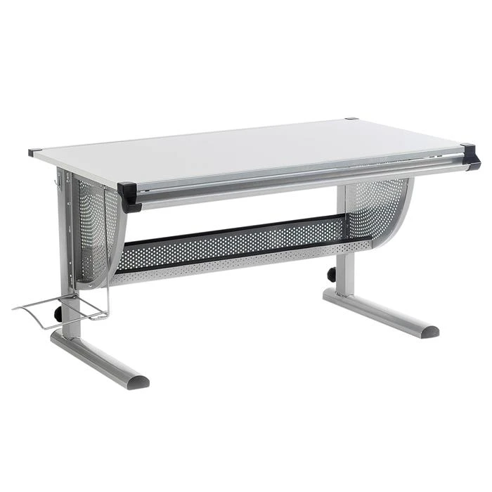 Kinderschreibtisch MADS, Höhenverstellbar In Weiß – Bild 2