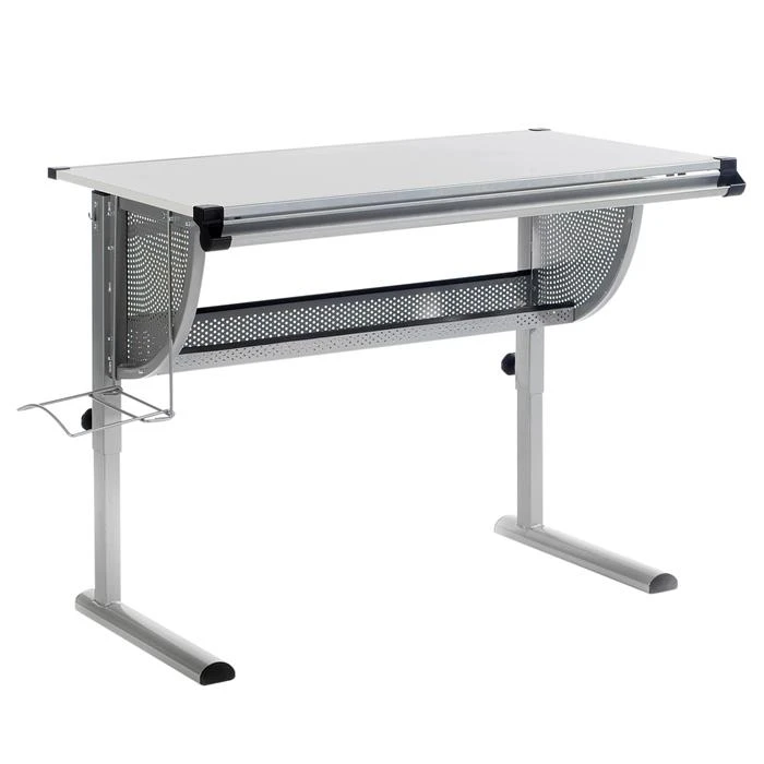 Kinderschreibtisch MADS, Höhenverstellbar In Weiß – Bild 3