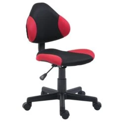 Kinderdrehstuhl ALONDRA Schwarz/rot