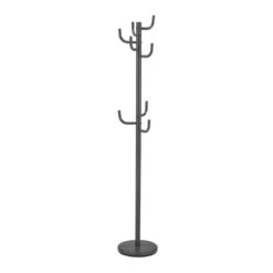 Kleiderständer MILA Mit 8 Kleiderhaken In Grau