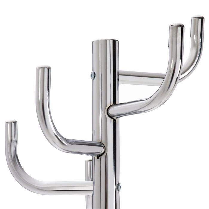 Kleiderständer MILA Mit 8 Kleiderhaken In Chrom – Bild 2