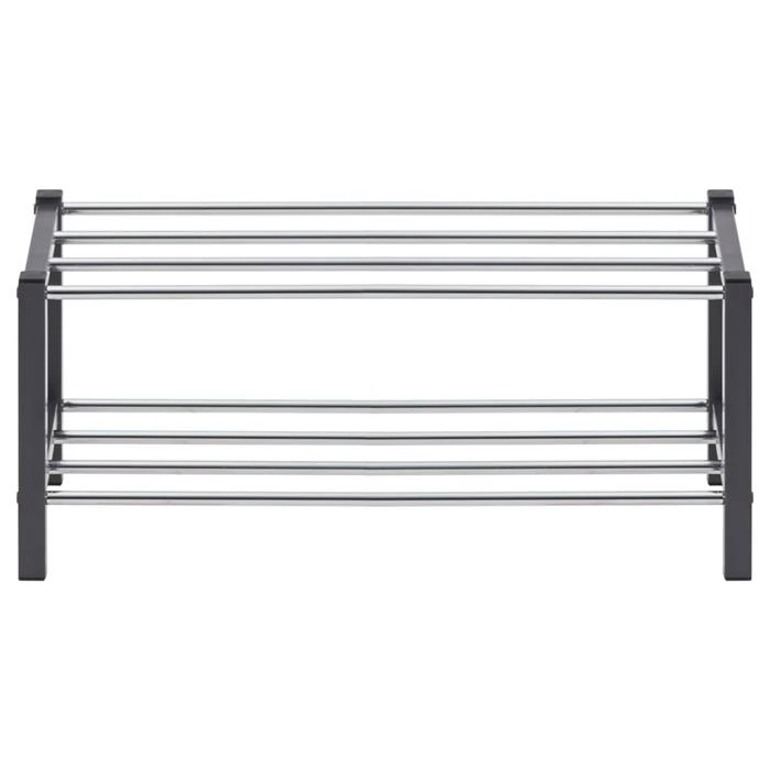 Schuhregal DUBLIN Mit 2 Böden In Grau – Bild 2