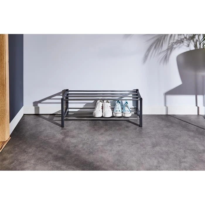 Schuhregal DUBLIN Mit 2 Böden In Grau – Bild 5