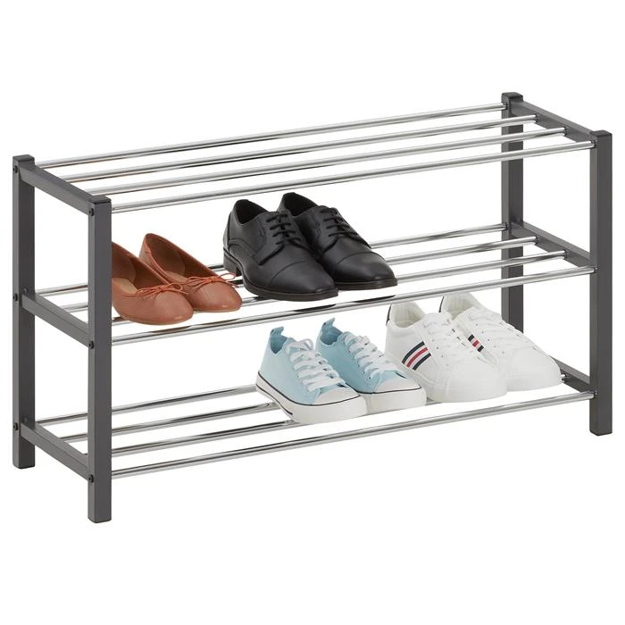 Schuhregal DUBLIN Mit 3 Böden In Grau