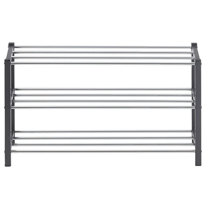 Schuhregal DUBLIN Mit 3 Böden In Grau – Bild 2