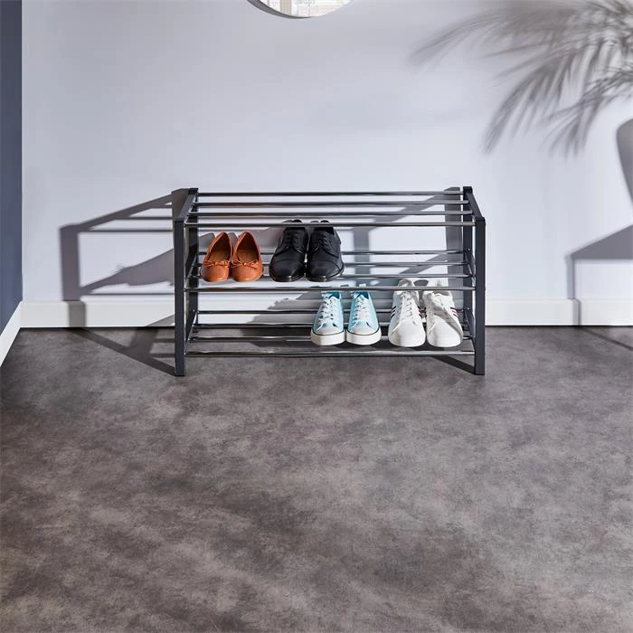 Schuhregal DUBLIN Mit 3 Böden In Grau – Bild 5