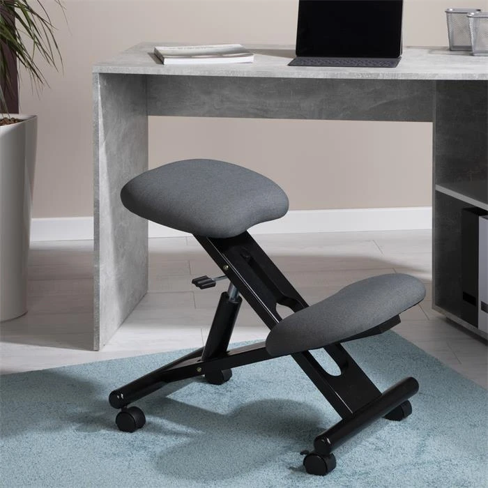 Kniehocker MALO Höhenverstellbar, Ergonomisch In Grau – Bild 6