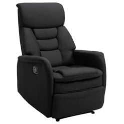 Fernsehsessel RELAJO Mit Stoffbezug In Schwarz