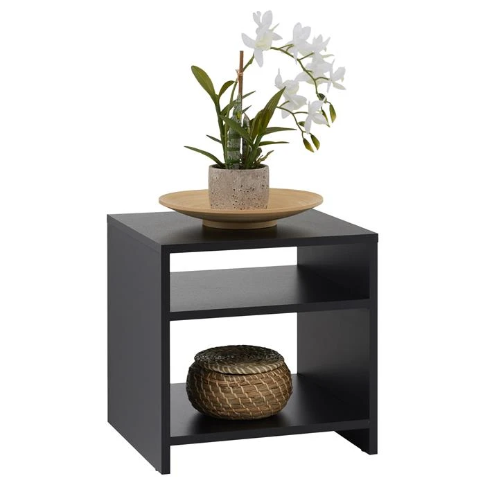 Beistelltisch ALMERIA Grau Mit 2 Fächern