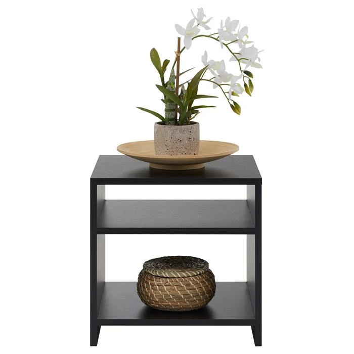 Beistelltisch ALMERIA Grau Mit 2 Fächern – Bild 2