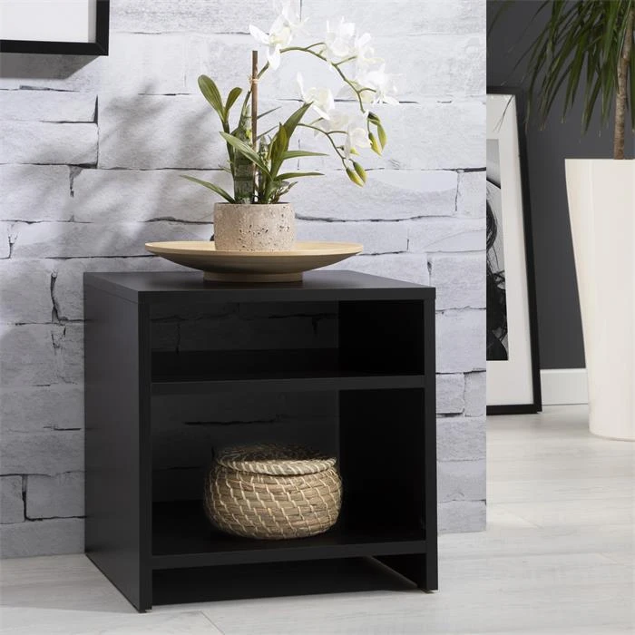 Beistelltisch ALMERIA Grau Mit 2 Fächern – Bild 3