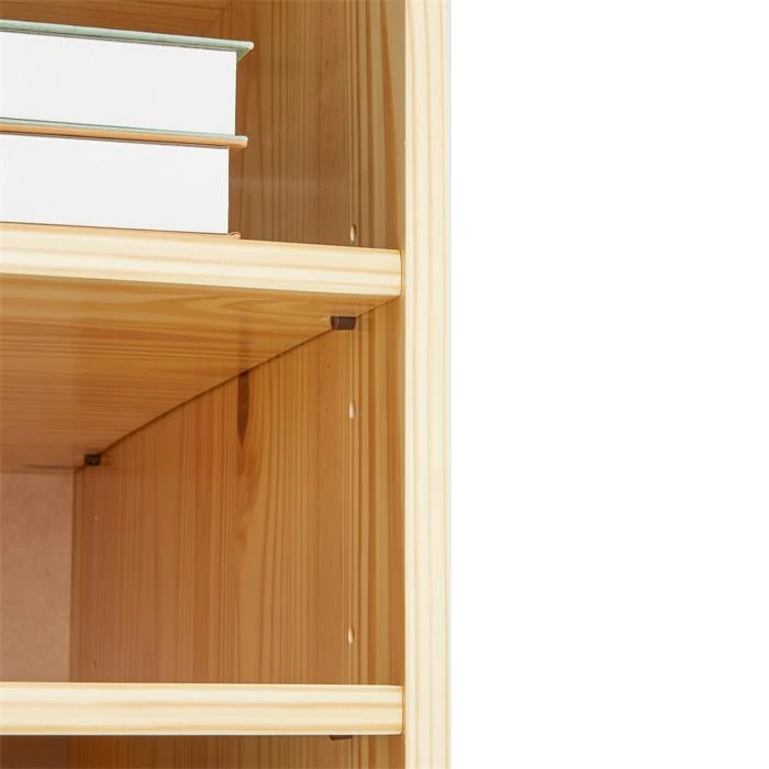 Schreibtisch LIAM Mit 3 Regalfächer Aus Kiefer Massiv In Natur – Bild 5