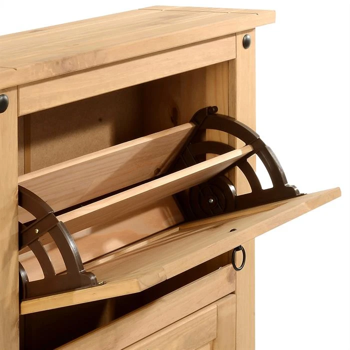 Schuhkipper TEQUILA, Kiefer Massiv, Mit 2 Klappen, Mexiko – Bild 4