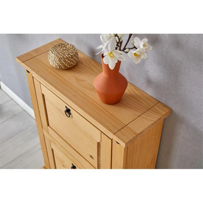 Schuhkipper TEQUILA, Kiefer Massiv, Mit 2 Klappen, Mexiko – Bild 6