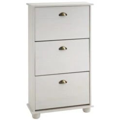 Schuhschrank COLMAR In Weiß 3 Klappen