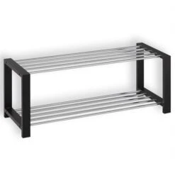 Schuhregal ARINA 2 Böden Schwarz