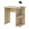 Schreibtisch KUBA In Sonoma Eiche Mit 2 Ablagen