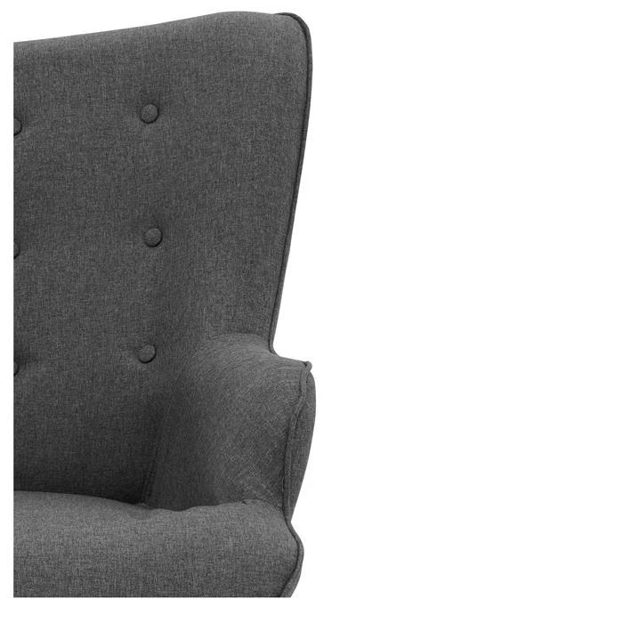 Polstersessel AMSTERDAM Stoffbezug In Grau – Bild 2